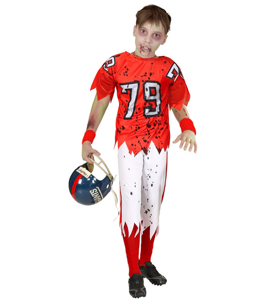 Widmann SRL Zombie football kostuum kinderen