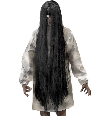 Widmann SRL Zombie pop geest pruik zwart