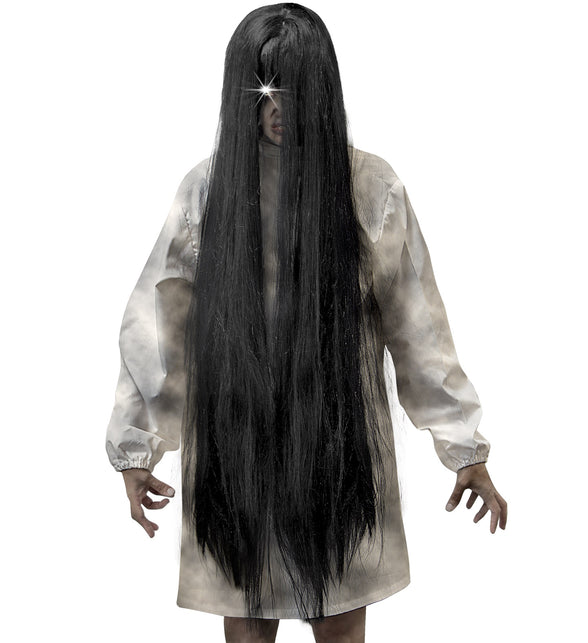 Widmann SRL Zombie pop geest pruik zwart