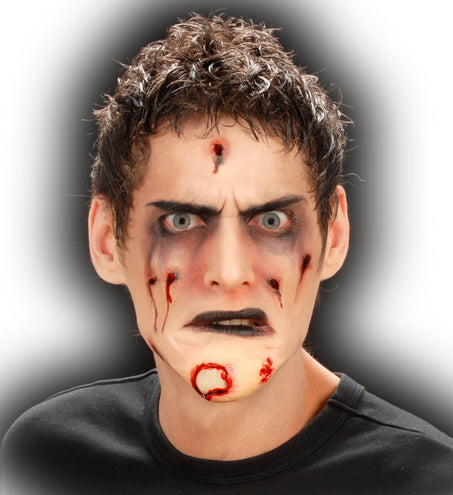 Widmann SRL Zombie scarface wonden schmink