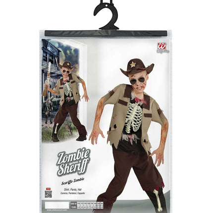 Widmann SRL Zombie sherrif kostuum kinderen