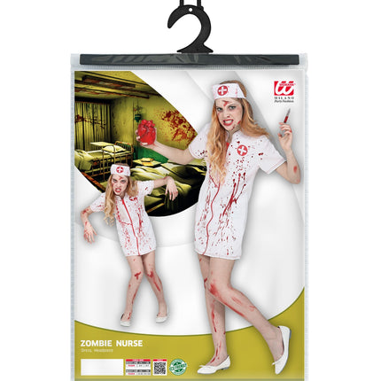 Widmann SRL Zombie verpleegster jurkje kinderen