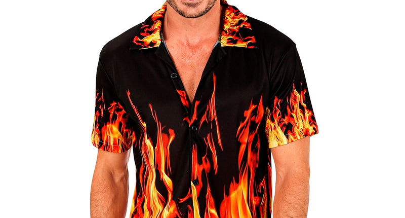 Widmann SRL Zomer partyshirt Flames