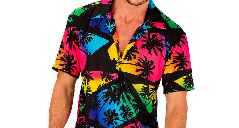 Widmann SRL Zomer partyshirt Palmtrees