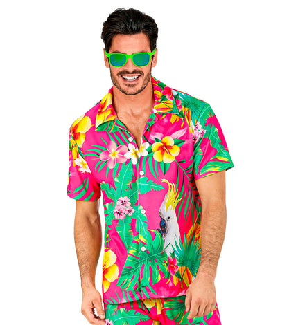 Widmann SRL Zomer partyshirt Parrot