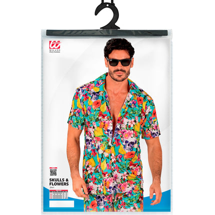 Widmann SRL Zomer partyshirt Skulls