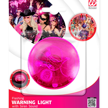Widmann SRL Zwaailicht met sirene roze
