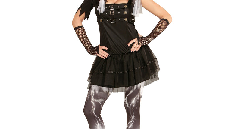 Widmann SRL Zwart Gothic Punk jurkje