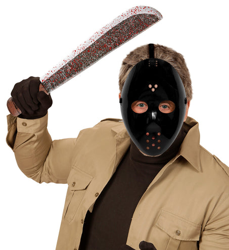 Widmann SRL Zwart Hockey masker voor Halloween