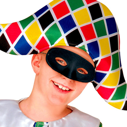 Widmann SRL Zwart oogmasker Domino zorro