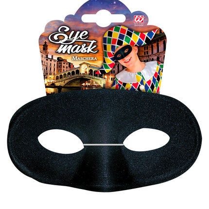 Widmann SRL Zwart oogmasker Domino zorro