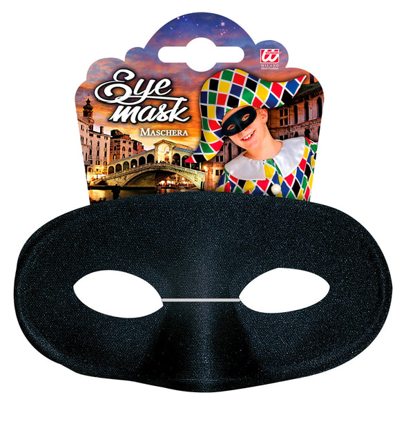 Widmann SRL Zwart oogmasker Domino zorro