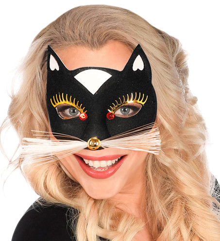 Widmann SRL Zwart oogmasker kat