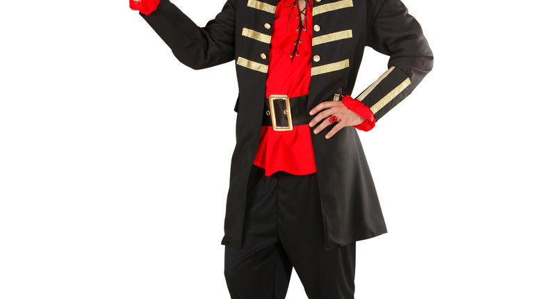 Widmann SRL Zwart piraten kostuum Gustaf heren