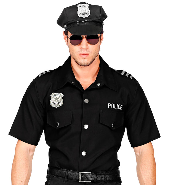 Widmann SRL Zwart politie agent shirt