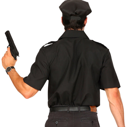 Widmann SRL Zwart politie agent shirt