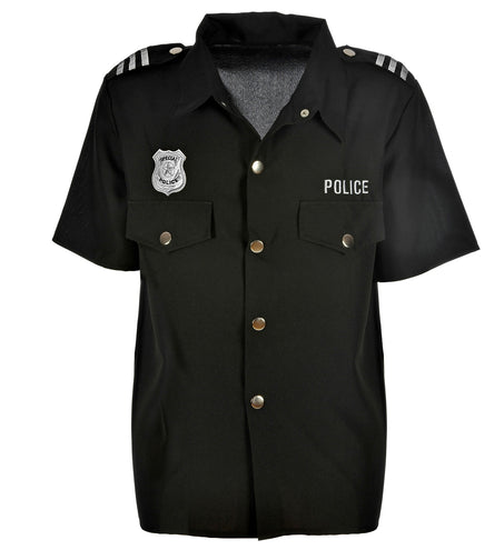Widmann SRL Zwart politie agent shirt