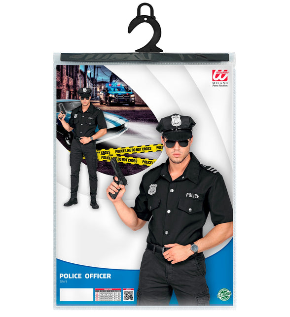 Widmann SRL Zwart politie agent shirt