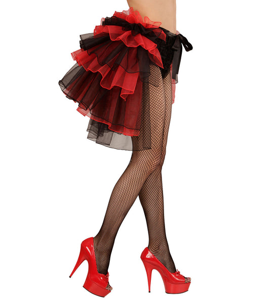 Widmann SRL Zwart-rode Gothic omslag rokjes