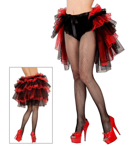 Widmann SRL Zwart-rode Gothic omslag rokjes