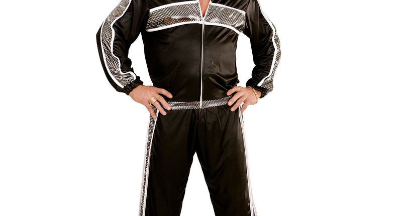 Widmann SRL Zwart trainingspak voor carnaval