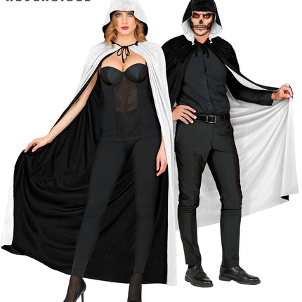 Widmann SRL Zwart wit cape dubbelzijdig