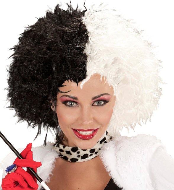 Widmann SRL Zwart witte carnavalspuik