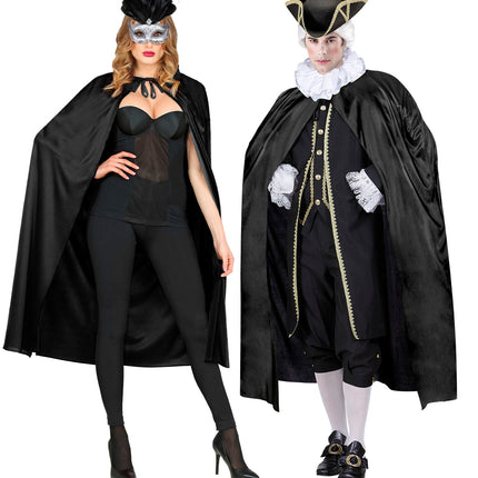 Widmann SRL Zwarte Cape 136Cm