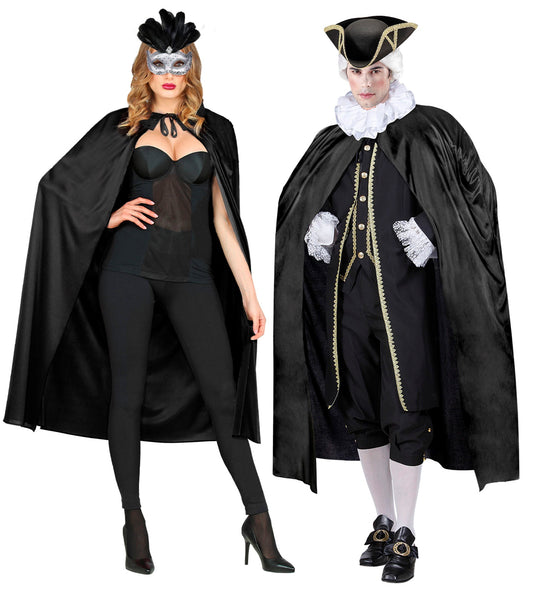 Widmann SRL Zwarte Cape 136Cm