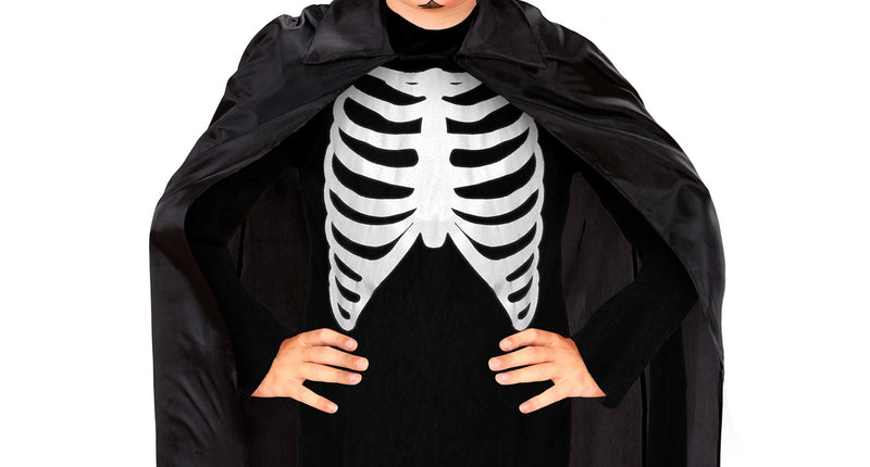 Widmann SRL Zwarte cape 90 cm kinderen