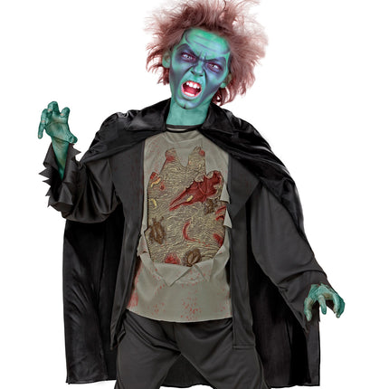 Widmann SRL Zwarte cape 90 cm kinderen