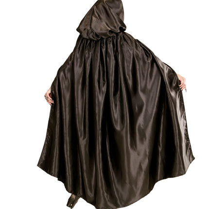 Widmann SRL Zwarte cape met capuchon