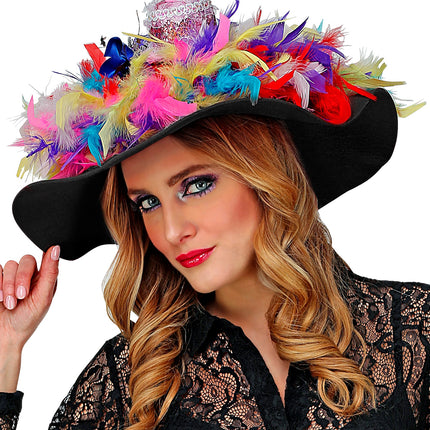 Widmann SRL Zwarte dames flaphoed