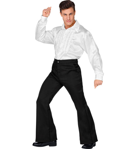 Widmann SRL Zwarte disco broek heren