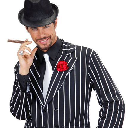 Widmann SRL Zwarte Gangster gleufhoed Armin