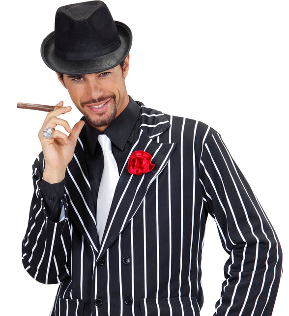 Widmann SRL Zwarte Gangster gleufhoed Armin