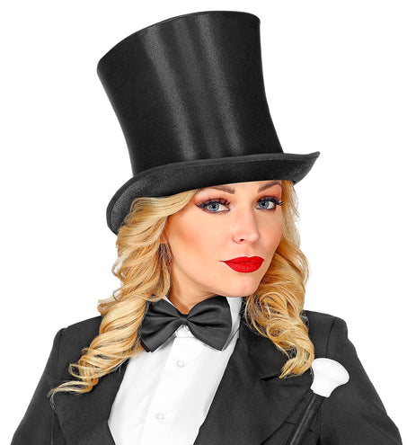 Widmann SRL Zwarte hoge hoed satijn
