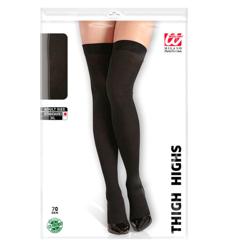 Widmann SRL Zwarte hoge kousen Eline