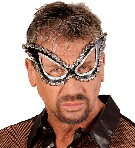 Widmann SRL Zwarte katachtige oogmaskers