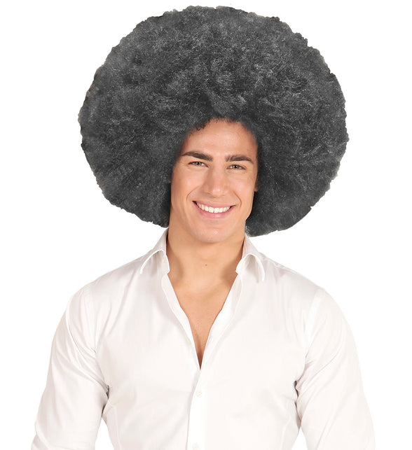 Widmann SRL Zwarte oversized Afro pruik