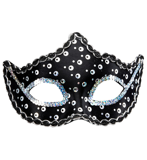 Widmann SRL Zwarte Rialto oogmaskers