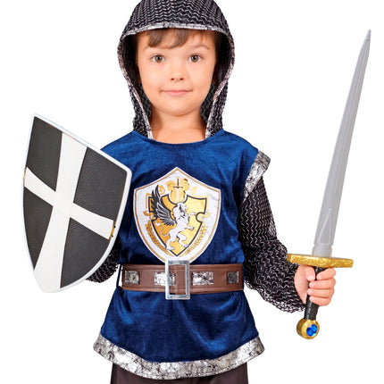 Widmann SRL Zwarte ridder zwaard en schild