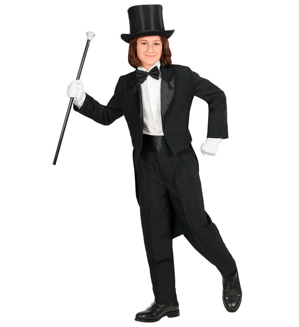 Widmann SRL Zwarte slipjas kostuum kind