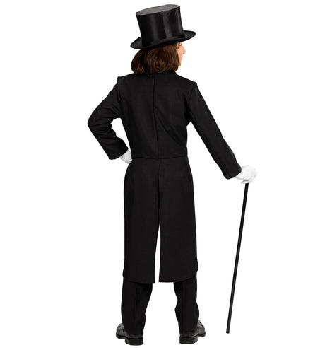 Widmann SRL Zwarte slipjas kostuum kind