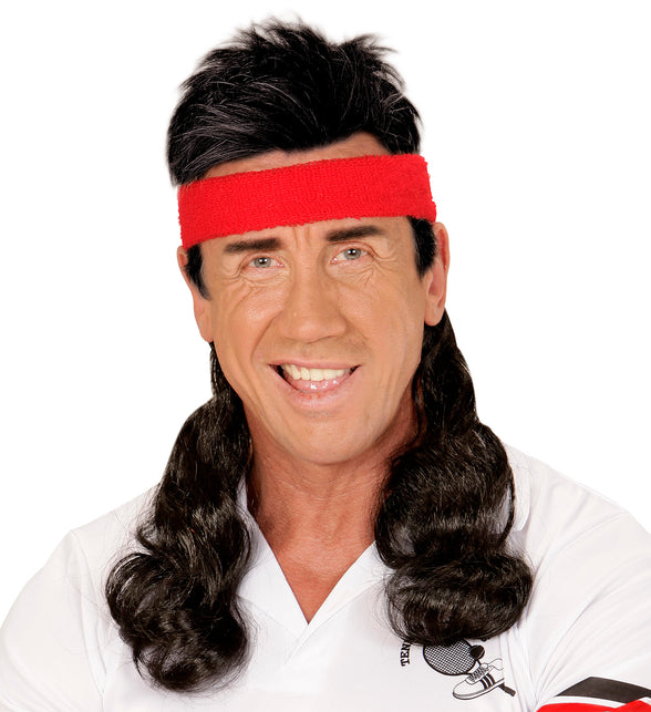 Widmann SRL Zweetband rood met haar