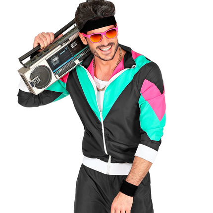 Widmann SRL Zweetbanden set zwart