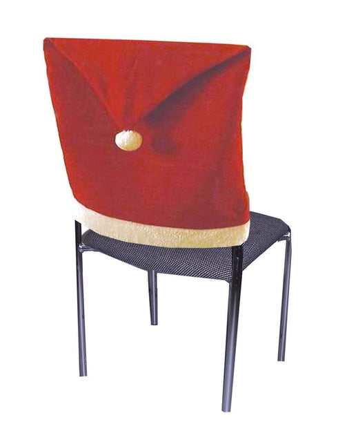 Funny Fashion 4 Stoelhoezen kerstmuts
