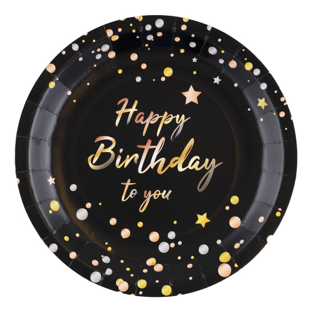 Funny Fashion 8 borden verjaardag Happy birthday