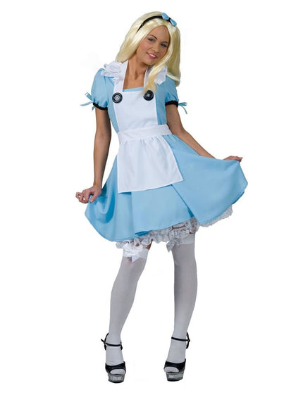 Funny Fashion Alice in Wonderland jurkje blauw