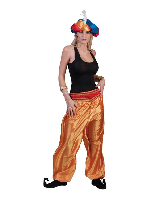Funny Fashion Arabische broek oranje haremdanseres dames